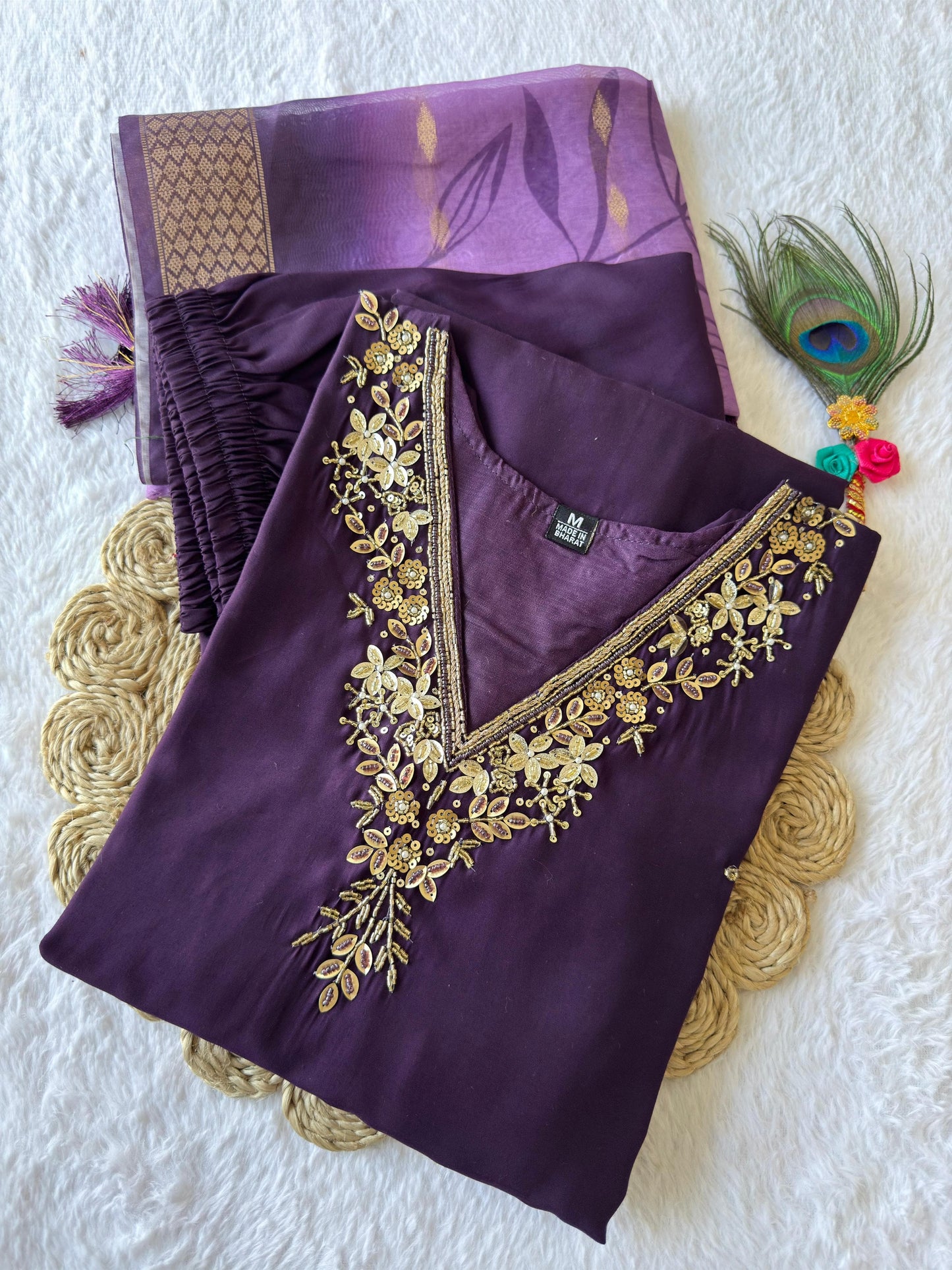 New Designers Kurti Pent Dupatta Set