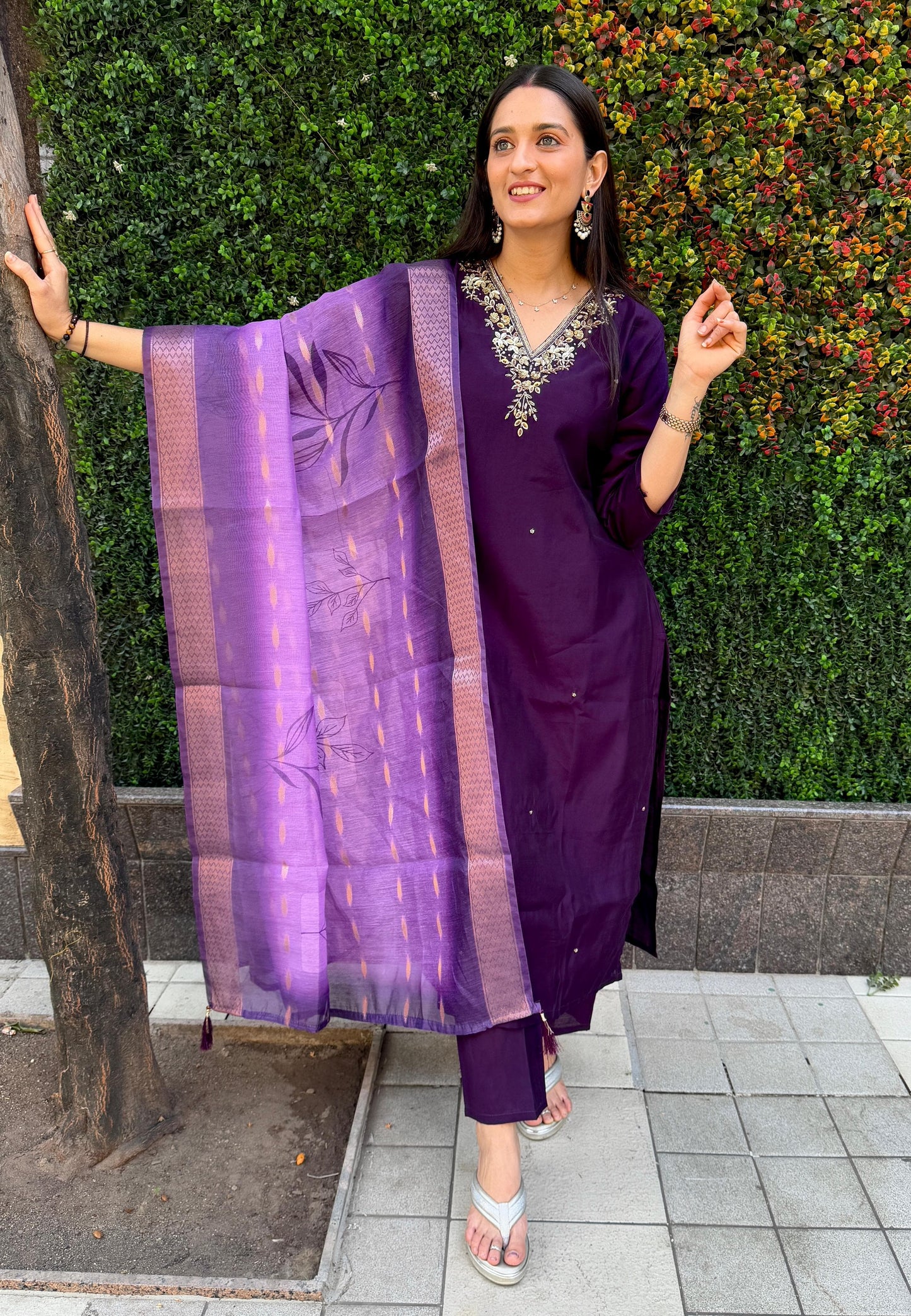New Designers Kurti Pent Dupatta Set