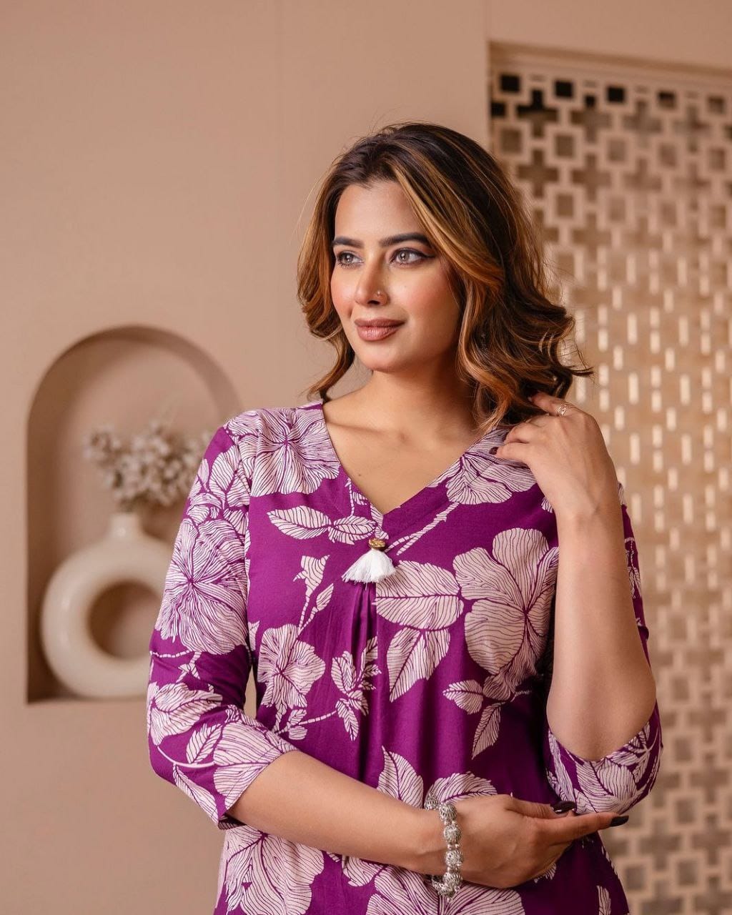 Ladybook Launch New Moonson Wear Kurti-Pant for Office and Regular Wear