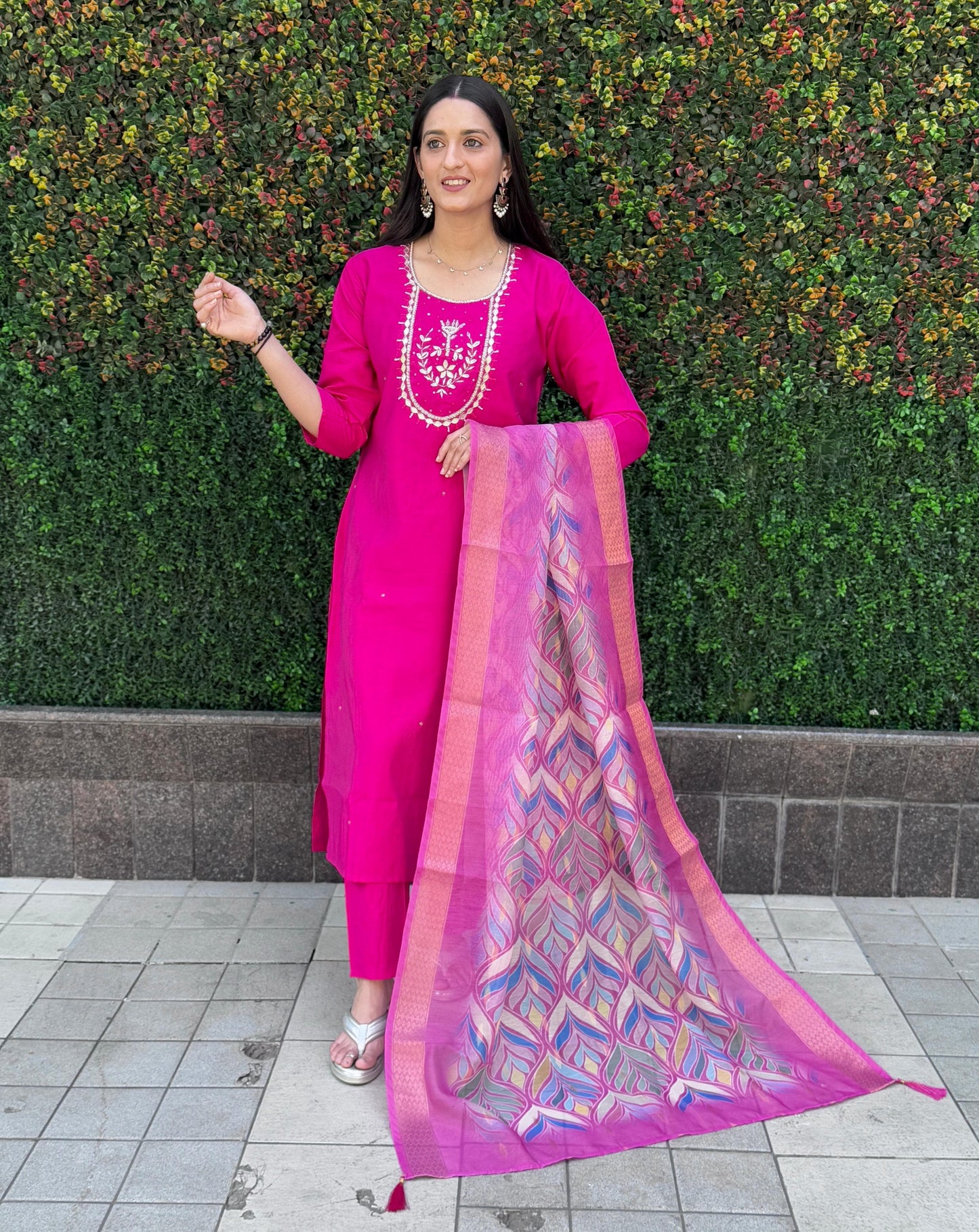 Launching New Designers Kurti Pent Dupatta Set