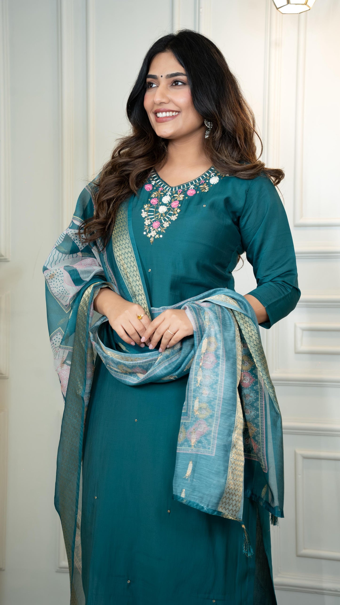 Launching New Designers Kurti Pent Dupatta Set