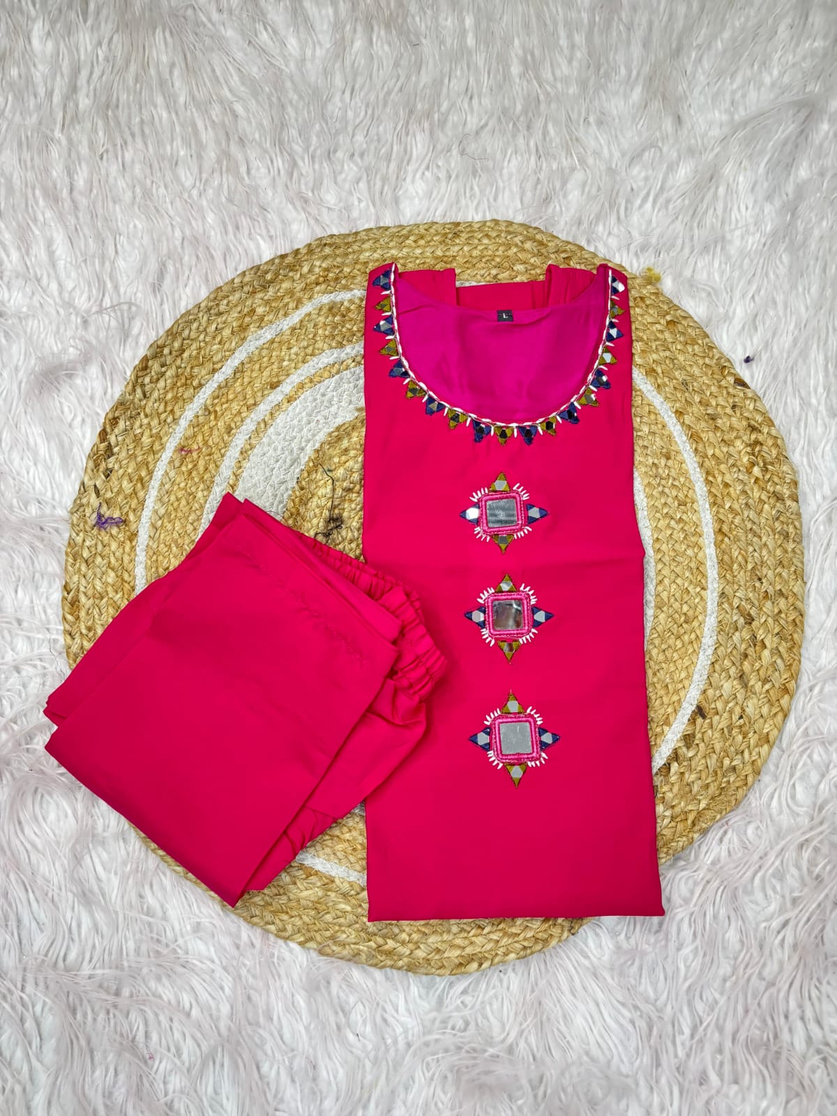 New Designer Kurti Plazzo set