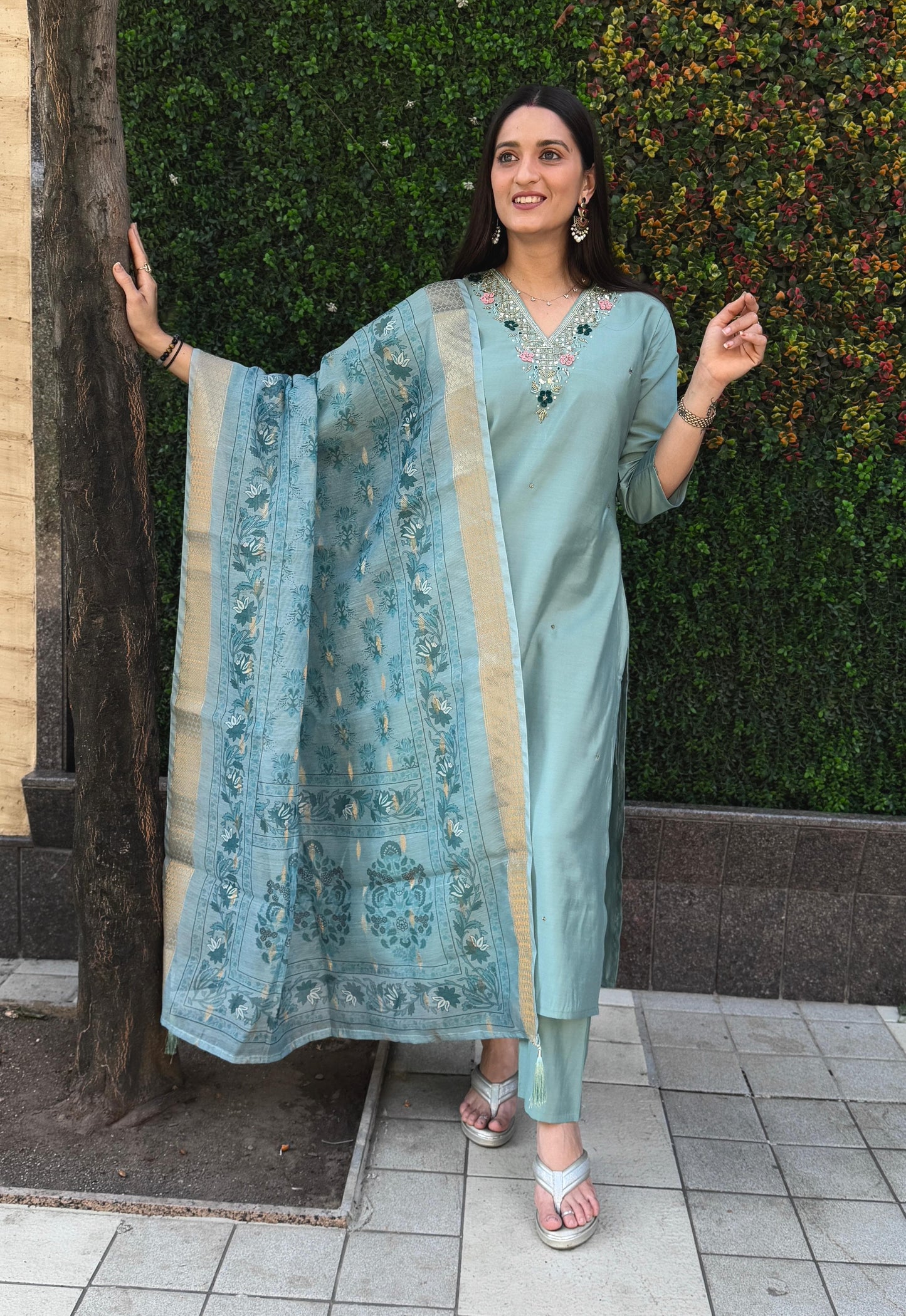 Launching New Designers Kurti Pent Dupatta Set