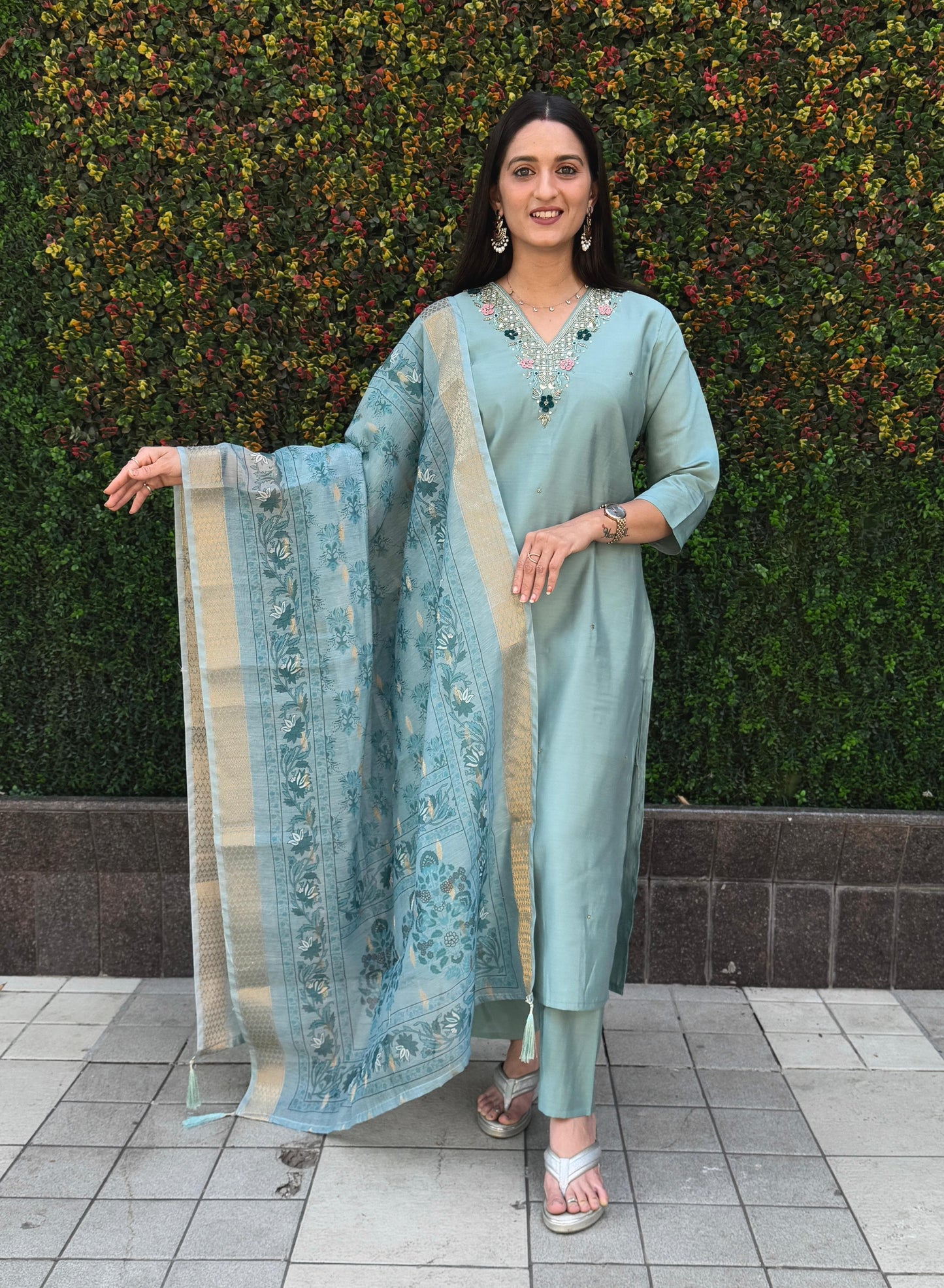 Launching New Designers Kurti Pent Dupatta Set