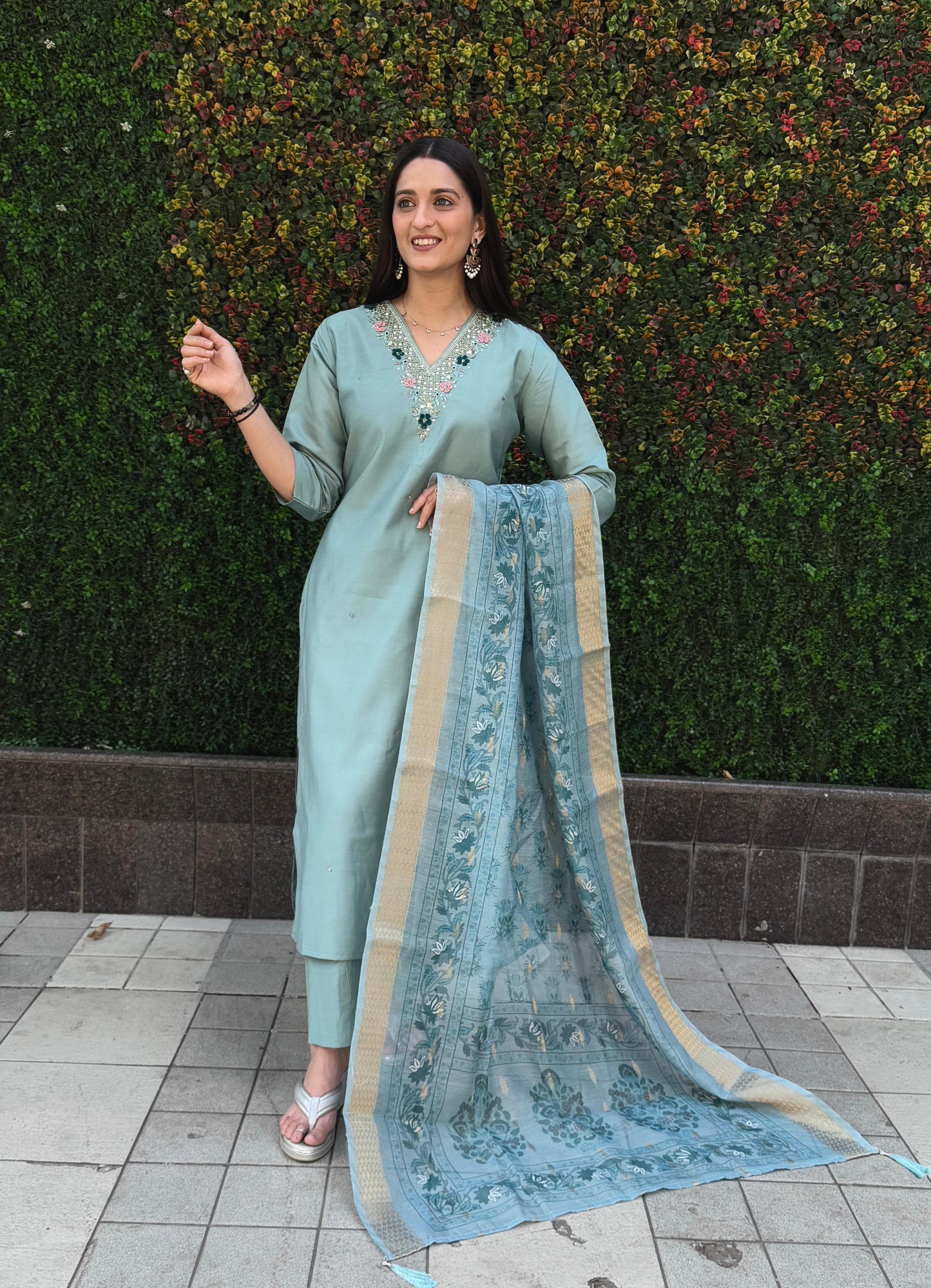 Launching New Designers Kurti Pent Dupatta Set