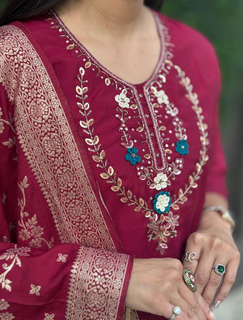 Kurti Pent Dupatta Set