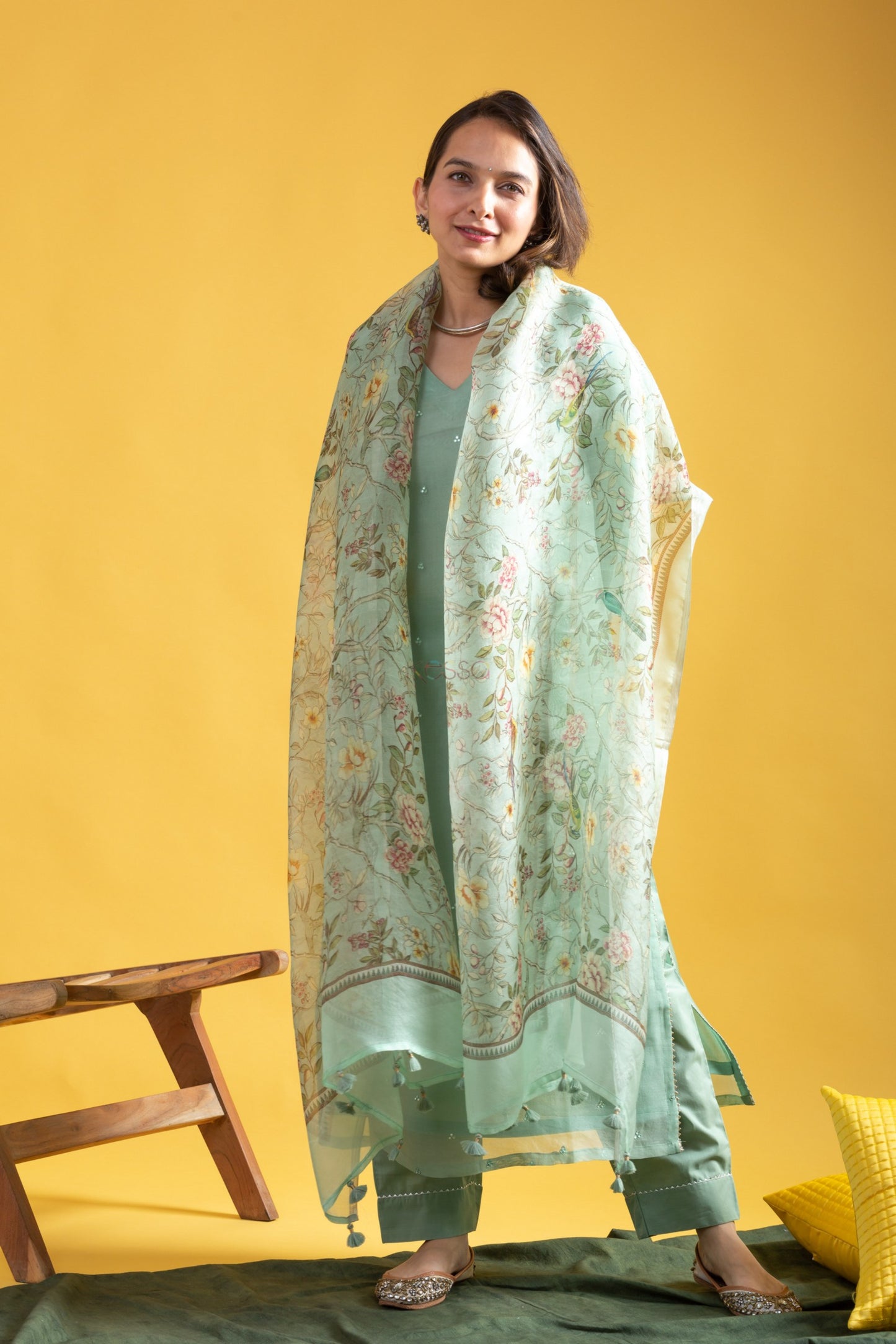 Embroidered Kurtie