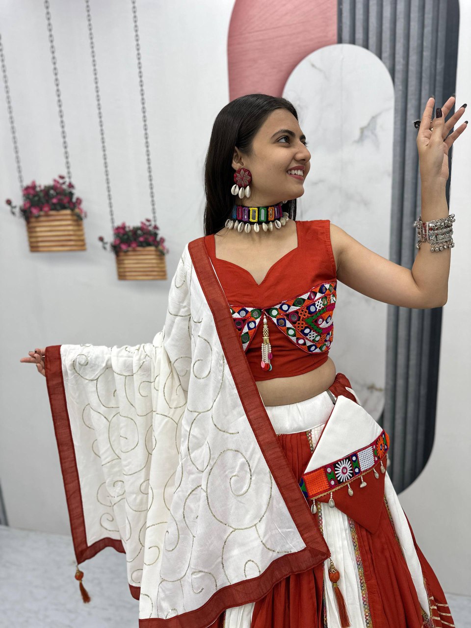 Navratri Special Cotton Lehenga Choli