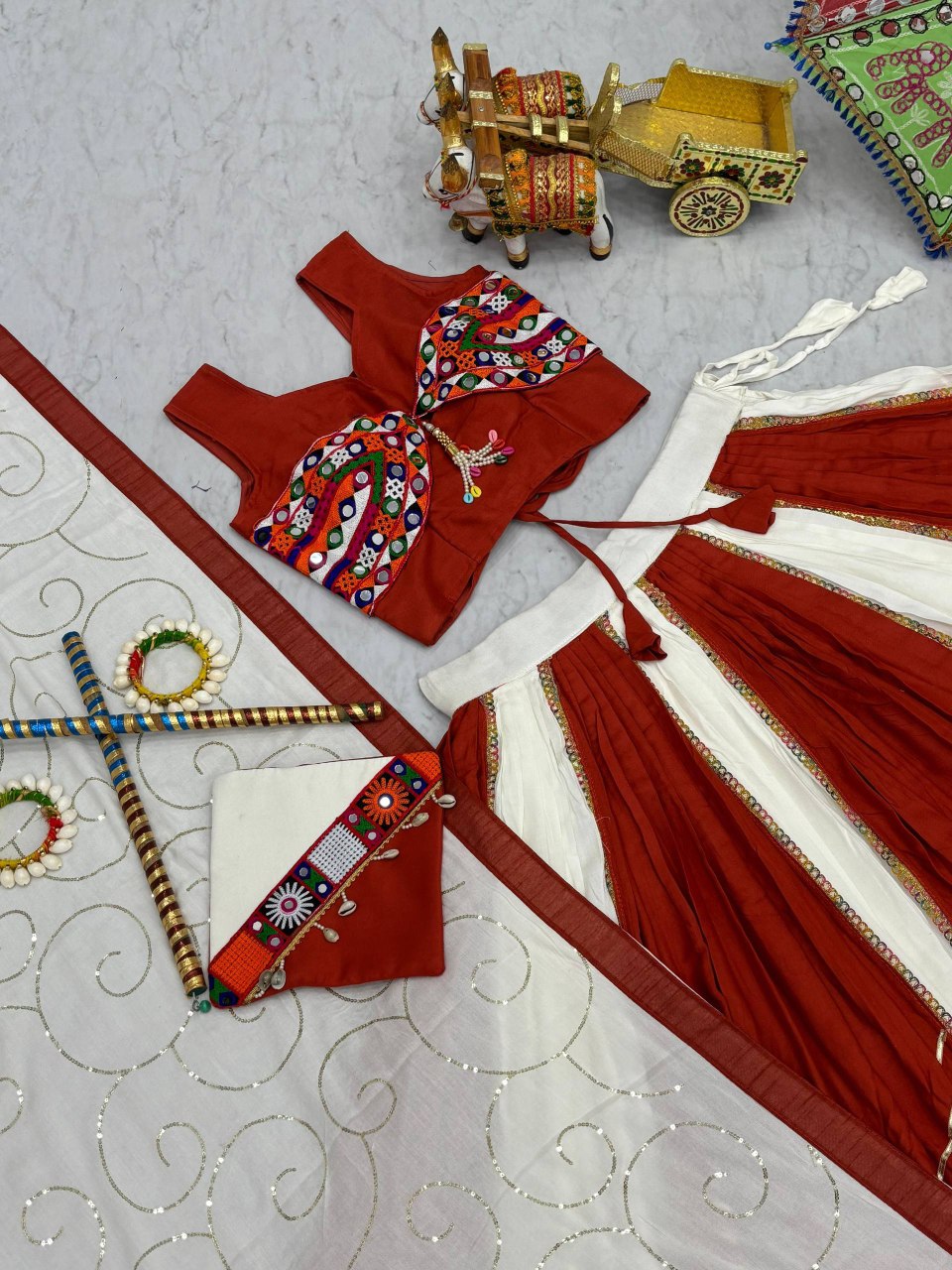 Navratri Special Cotton Lehenga Choli