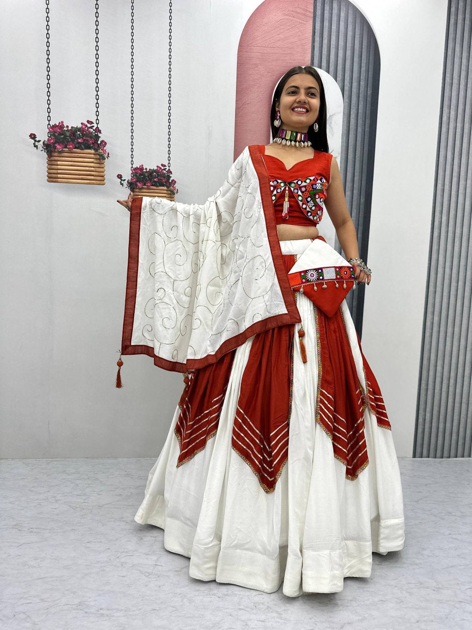 Navratri Special Cotton Lehenga Choli