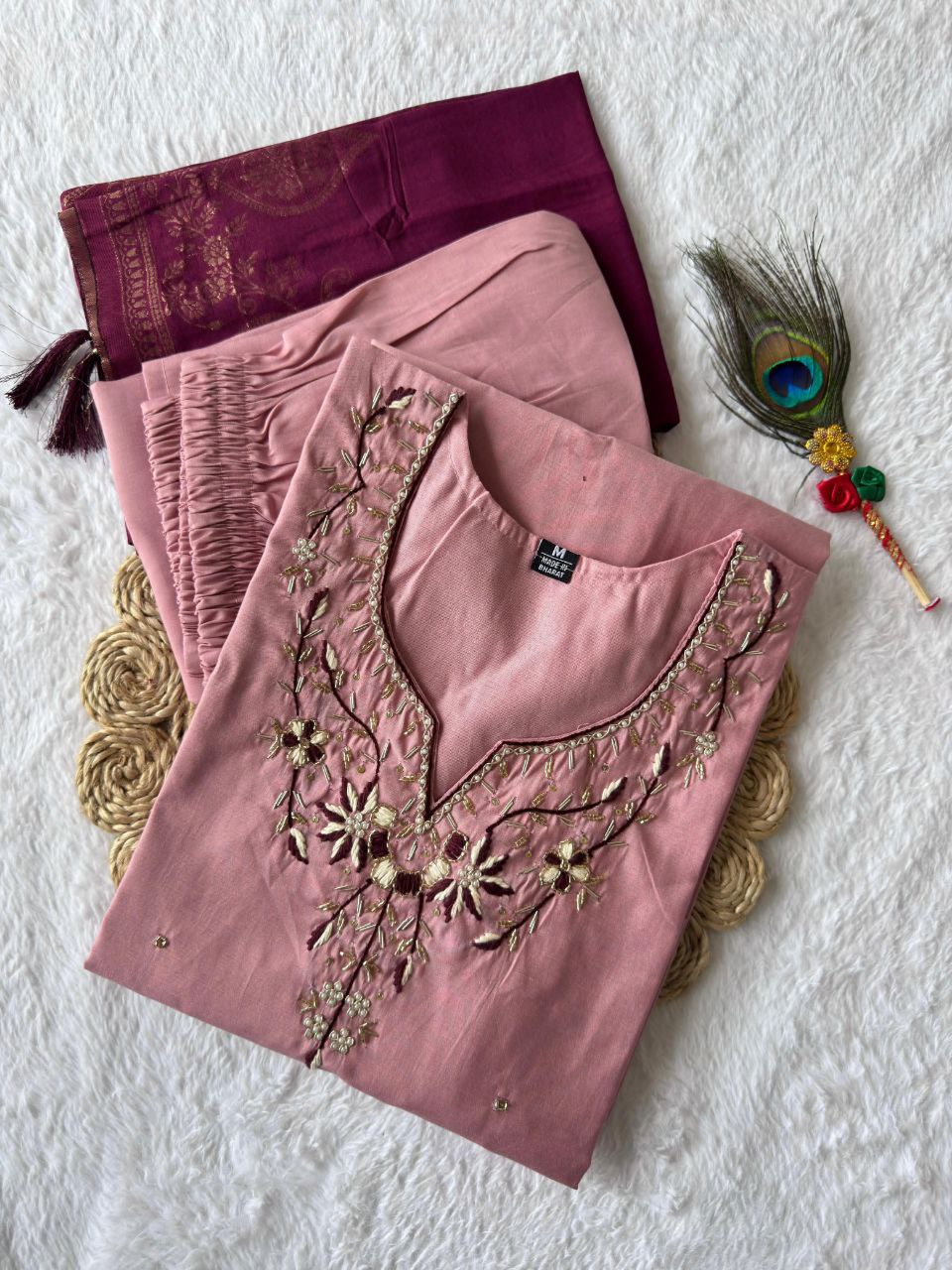 New Designers Kurti Pent Dupatta Set