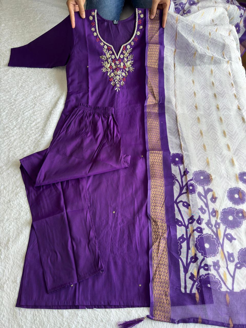 New Designers Kurti Pent Dupatta Set