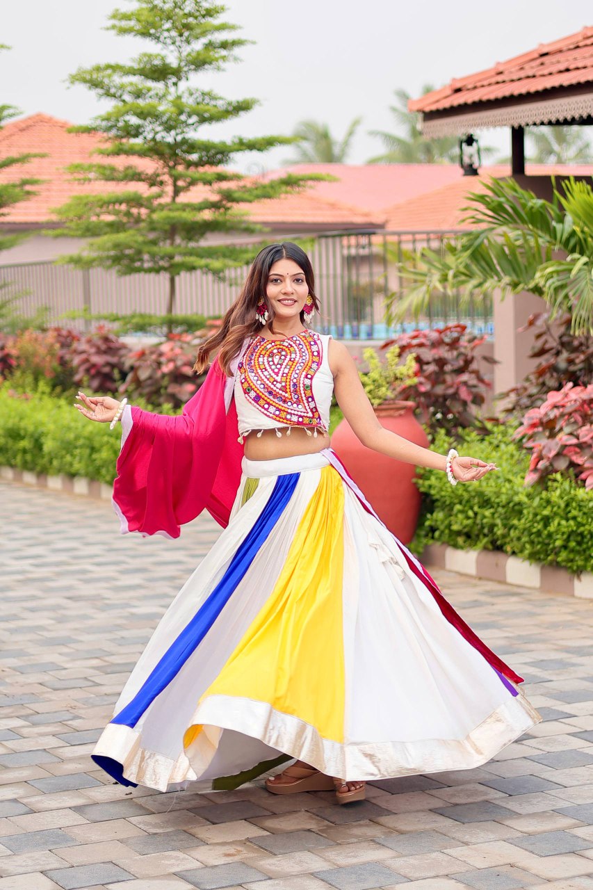 Launching Navratri Special Gamathi Work Lehenga choli