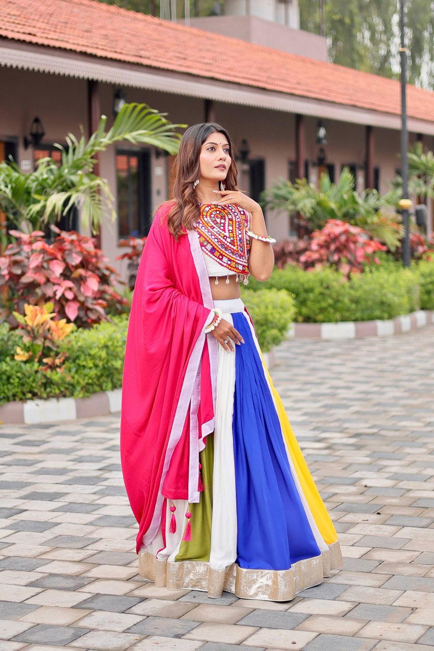 Launching Navratri Special Gamathi Work Lehenga choli