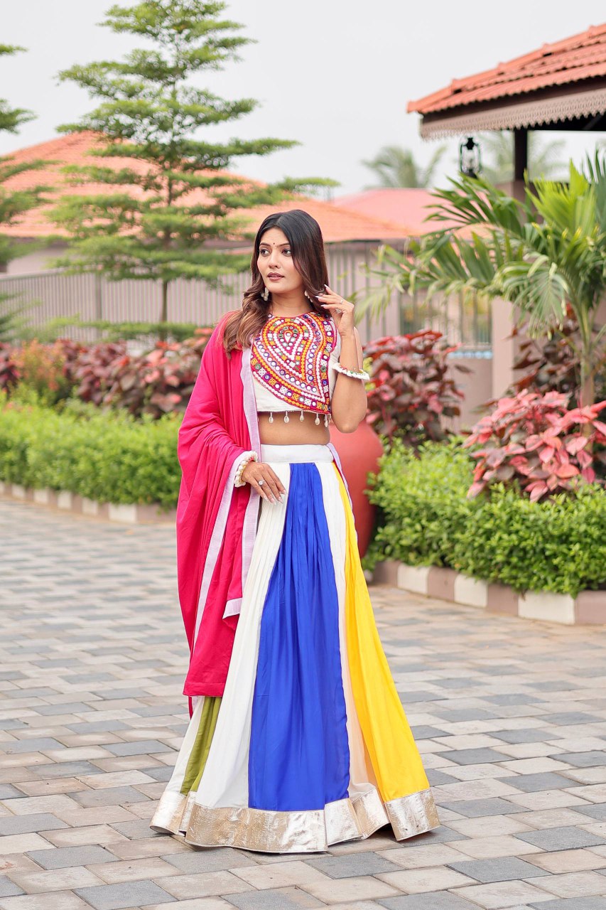 Launching Navratri Special Gamathi Work Lehenga choli