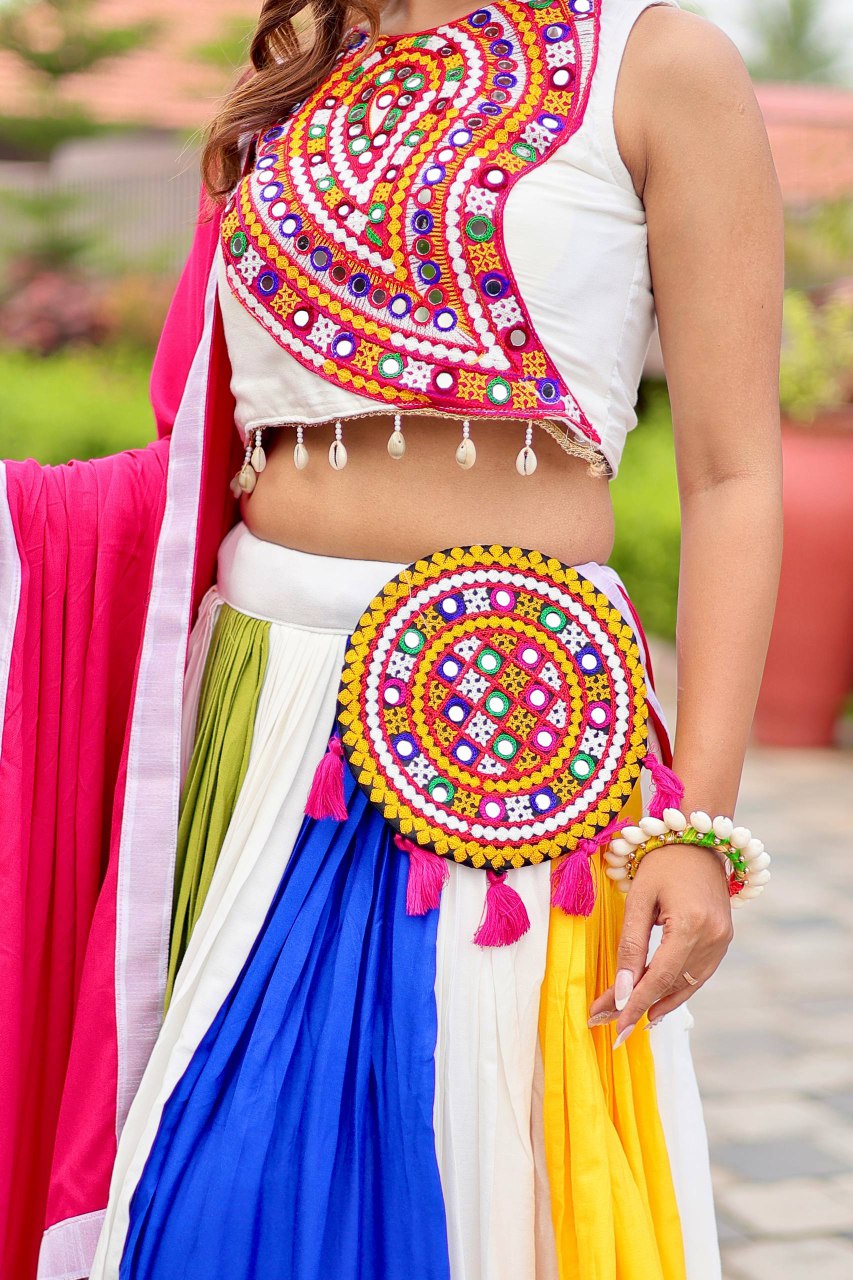 Launching Navratri Special Gamathi Work Lehenga choli