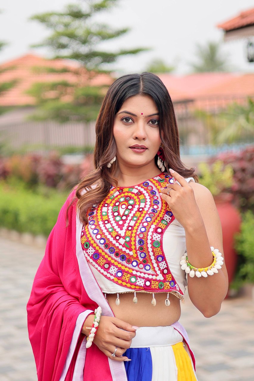 Launching Navratri Special Gamathi Work Lehenga choli