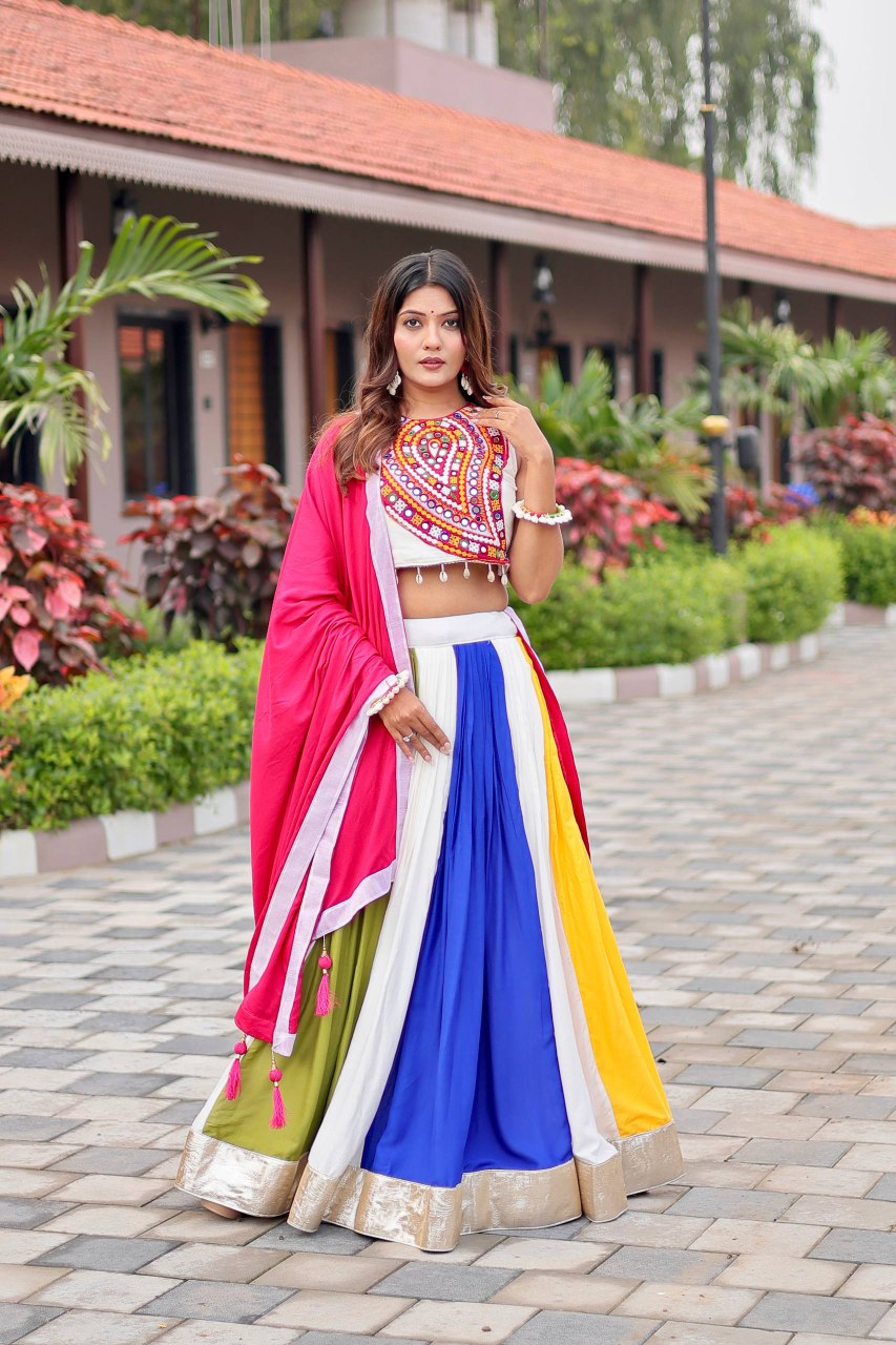 Launching Navratri Special Gamathi Work Lehenga choli