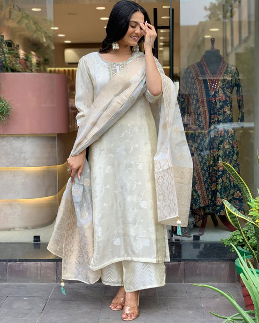 NEW ARIVELLS RASMALAI SUIT SET