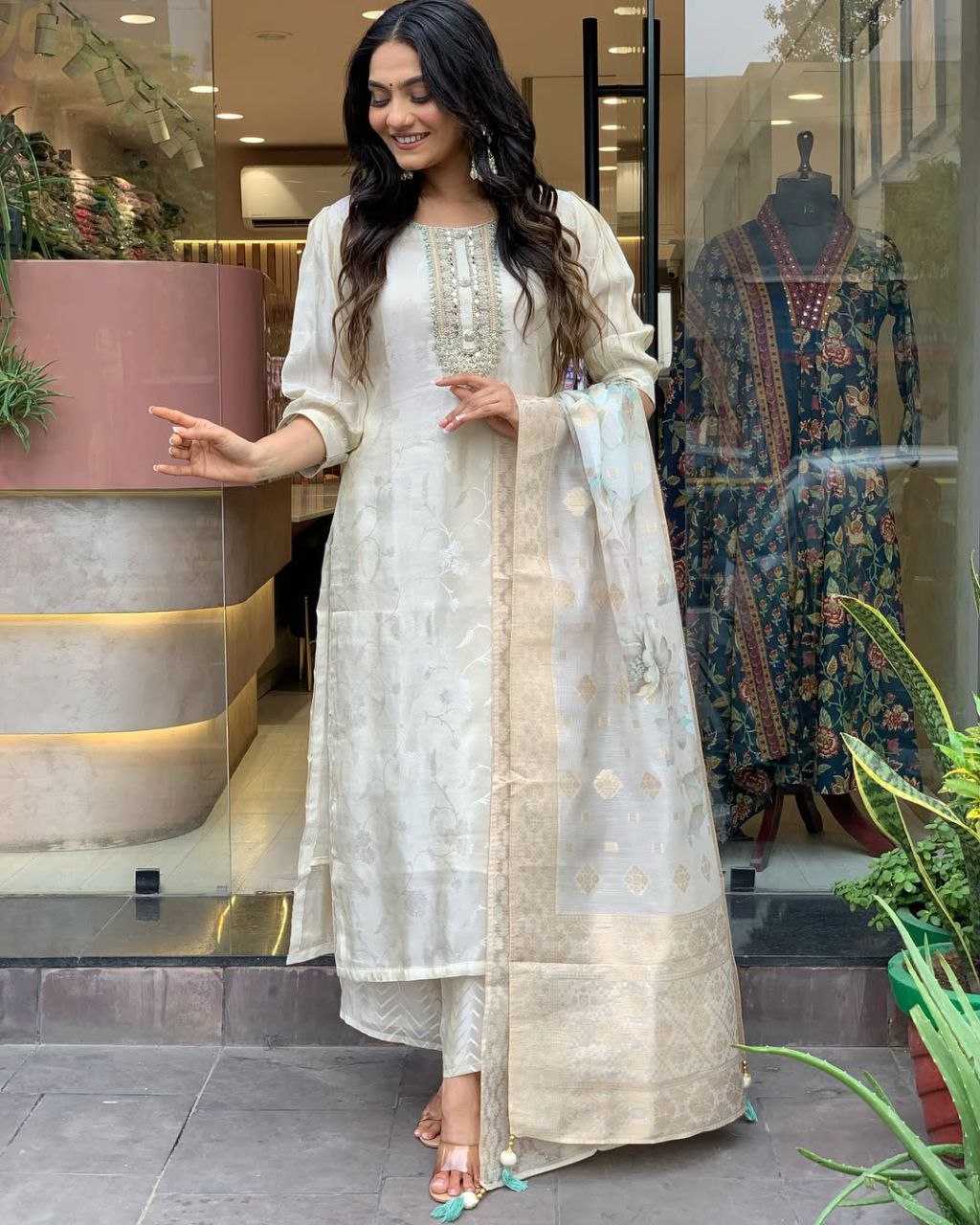 NEW ARIVELLS RASMALAI SUIT SET