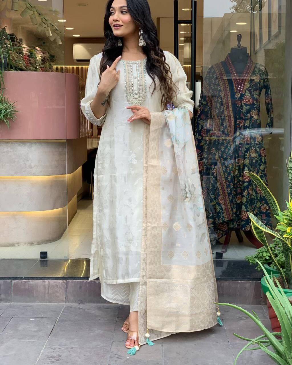 NEW ARIVELLS RASMALAI SUIT SET