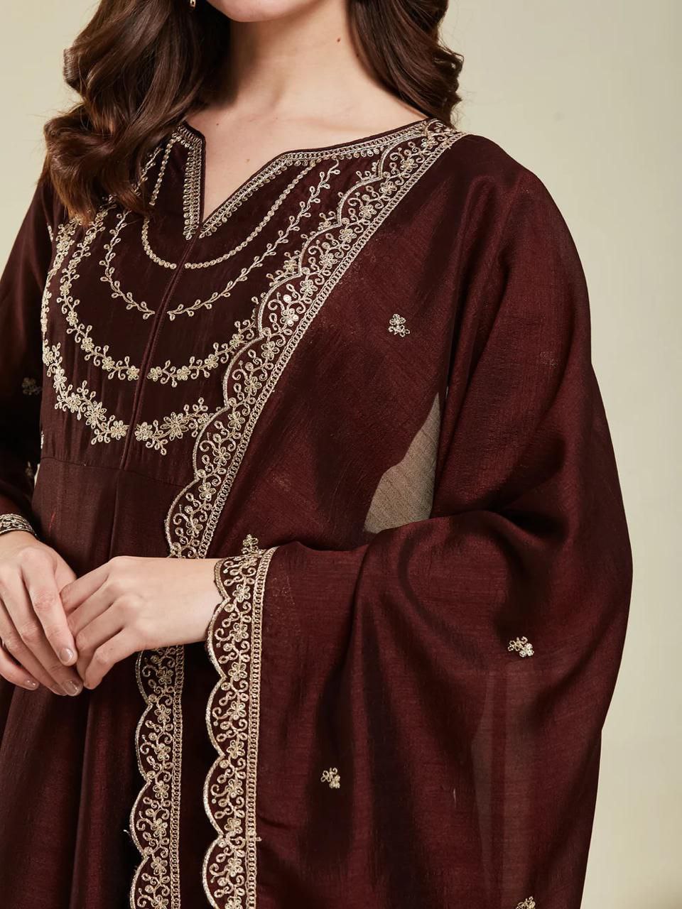 Trendy Anarkali Designers kurti Pent Set