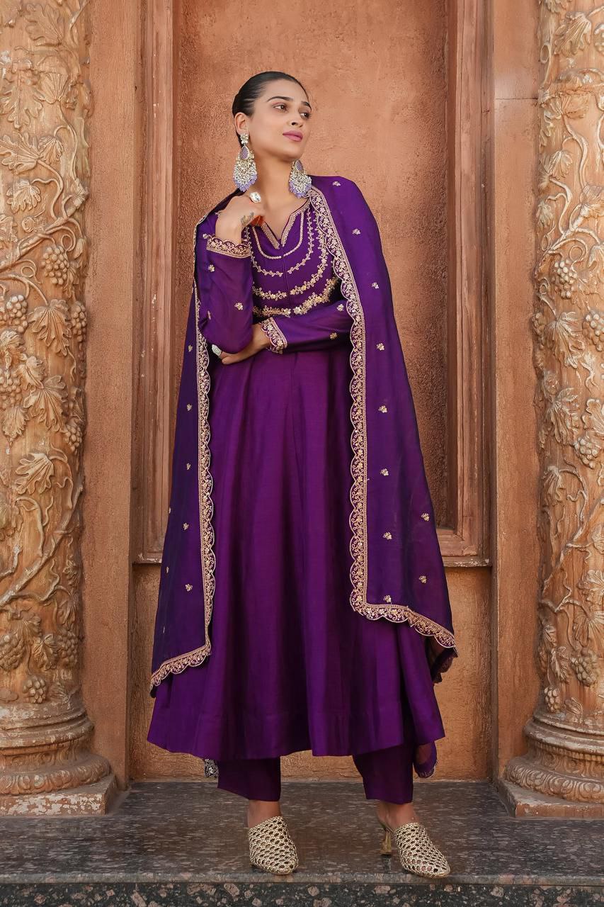 Trendy Anarkali Designers kurti Pent Set