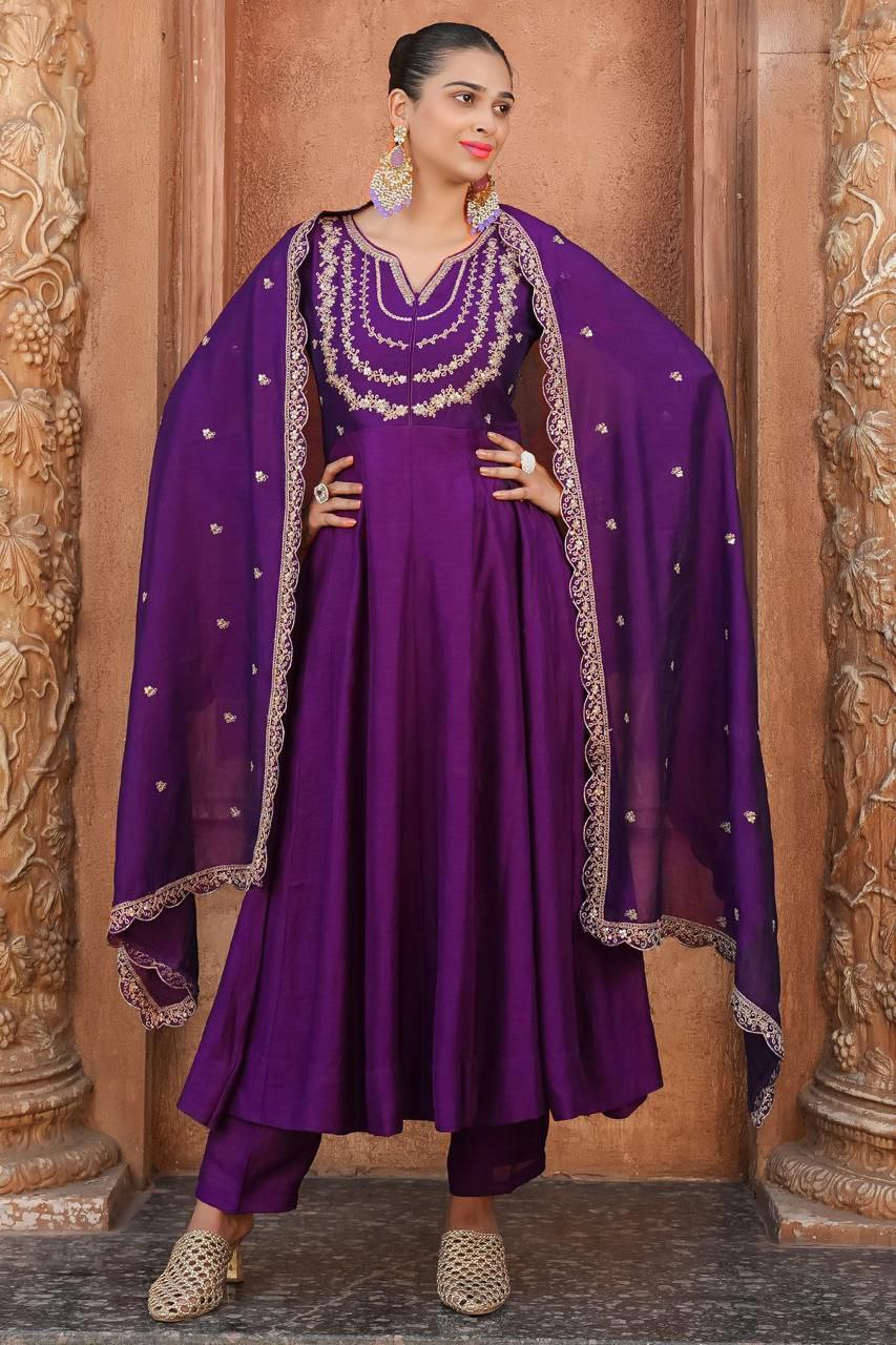 Trendy Anarkali Designers kurti Pent Set