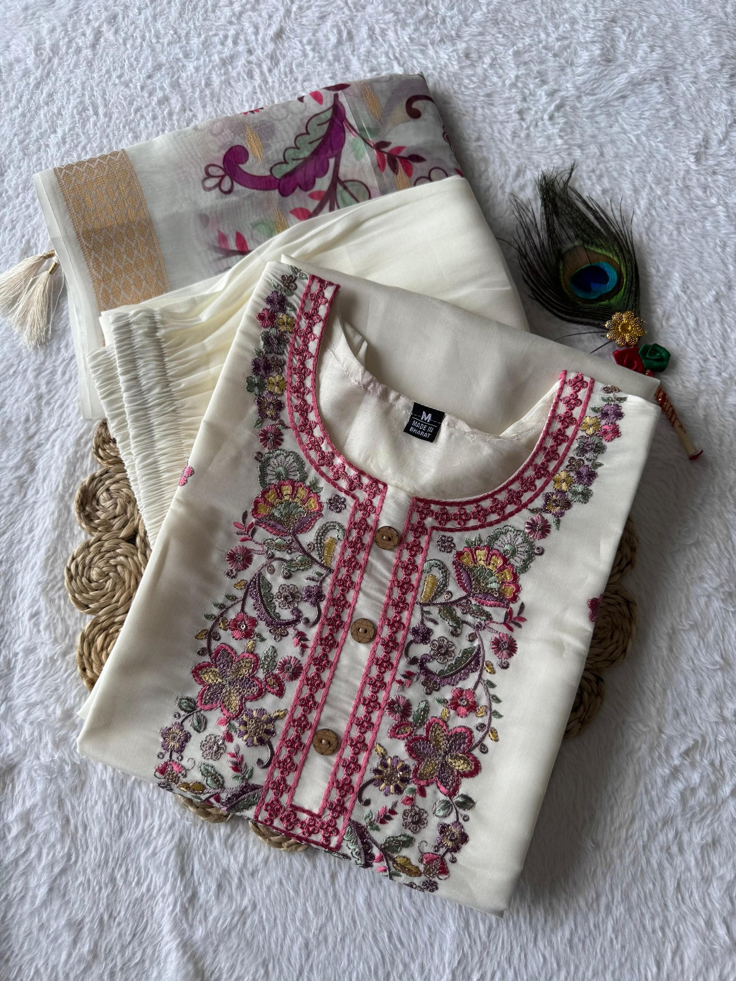 Kurti Pent Dupatta Set