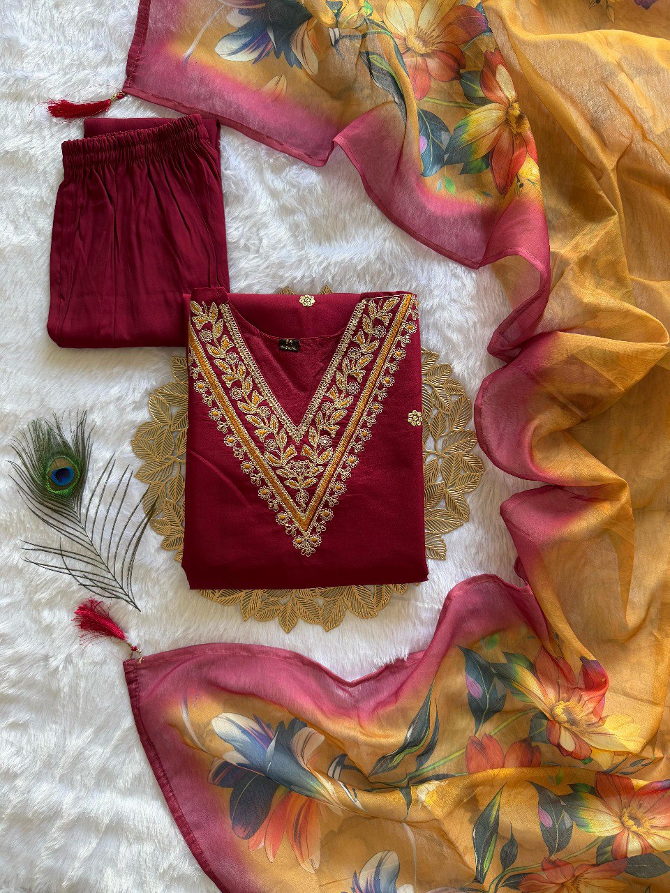 ETHNIC SET WITH DUPATTA