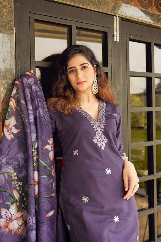 ETHNIC SET  WITH DUPATTA