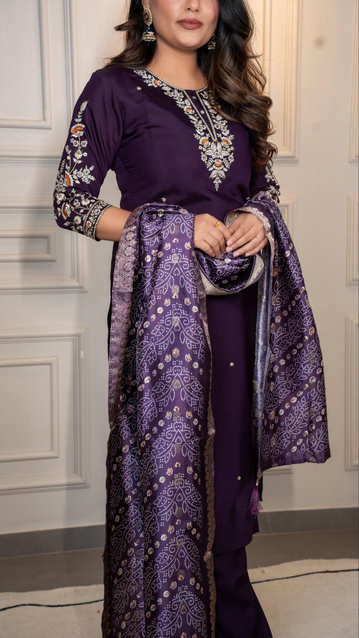 Kurti Pent Dupatta Set