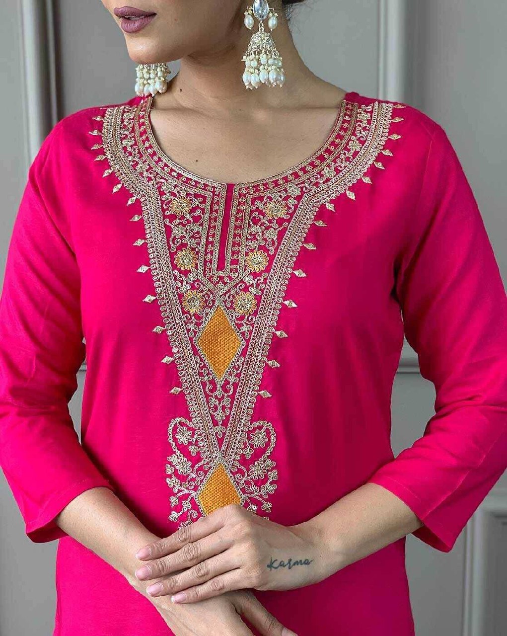 Kurta Pant Dupatta Set