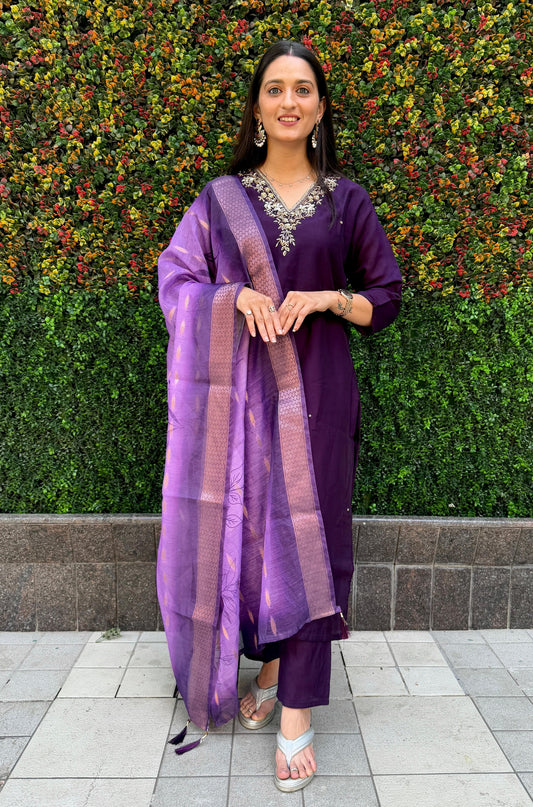 New Designers Kurti Pent Dupatta Set