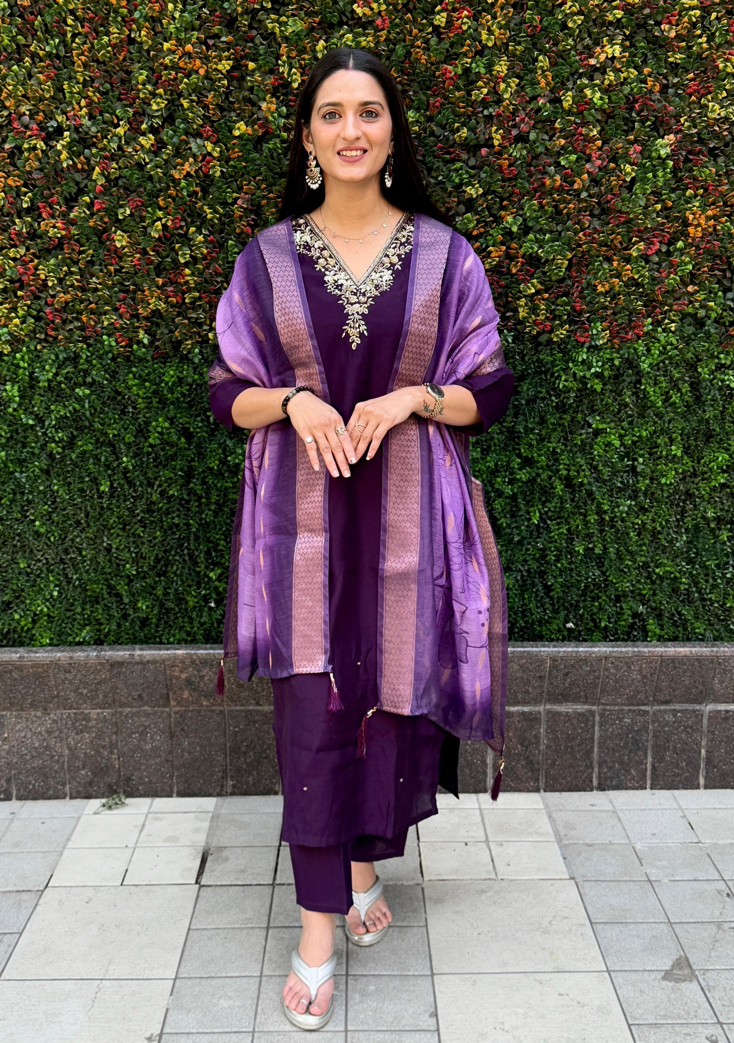 New Designers Kurti Pent Dupatta Set