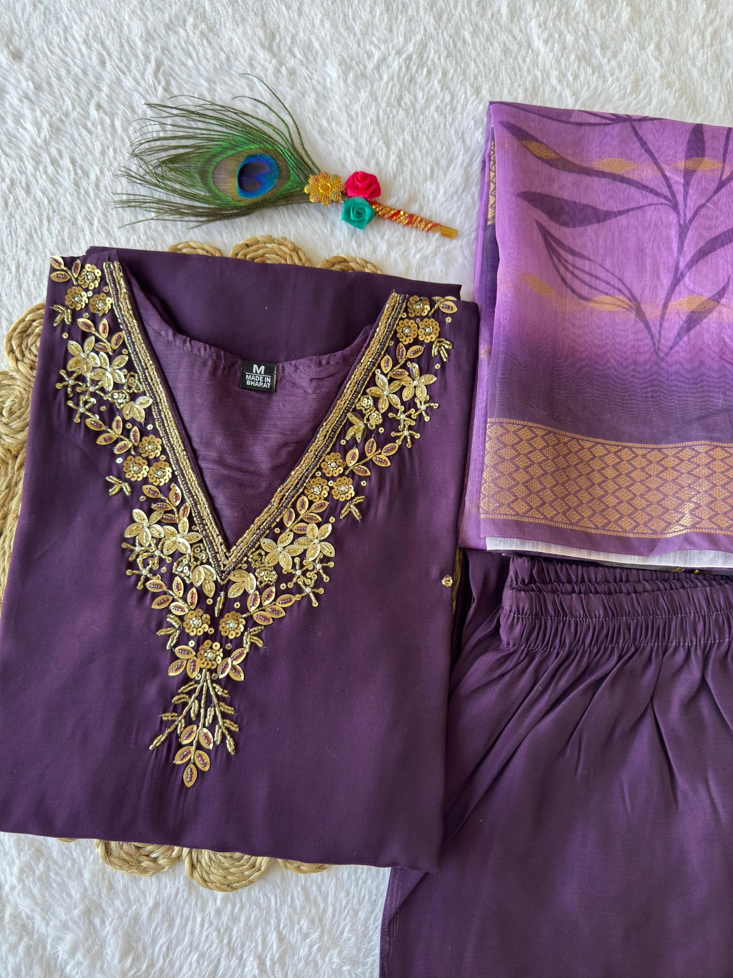 New Designers Kurti Pent Dupatta Set