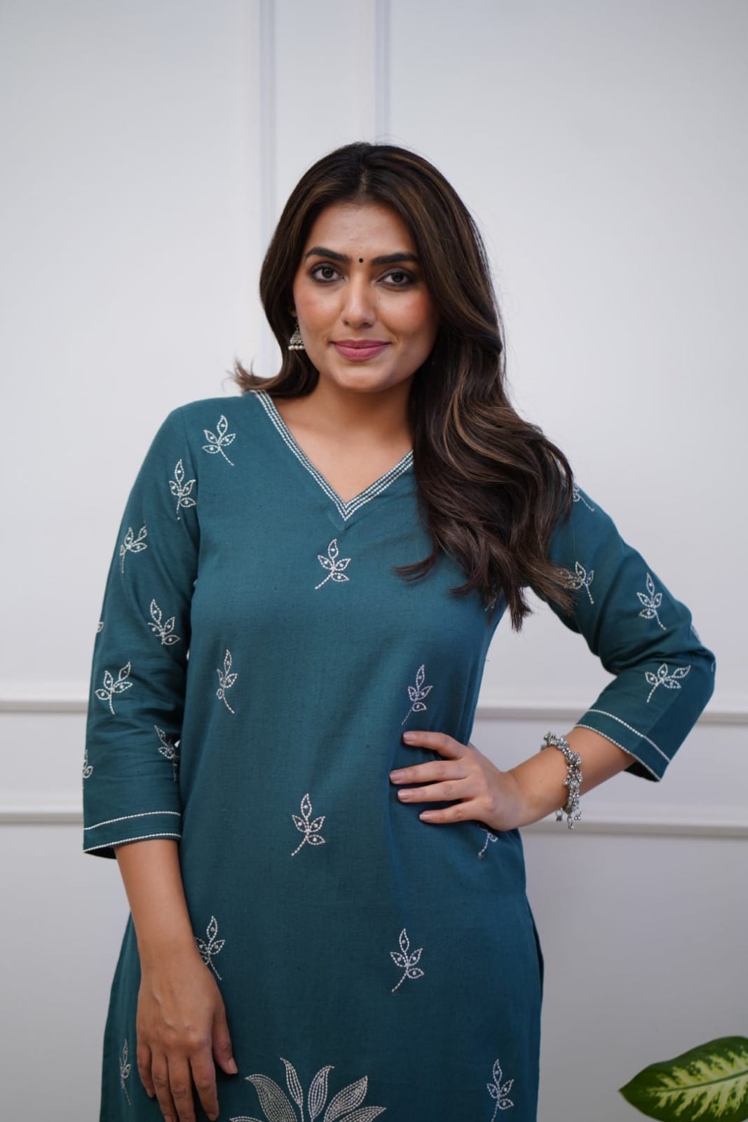 Kurti-pant Set  for Office and Regular Wear