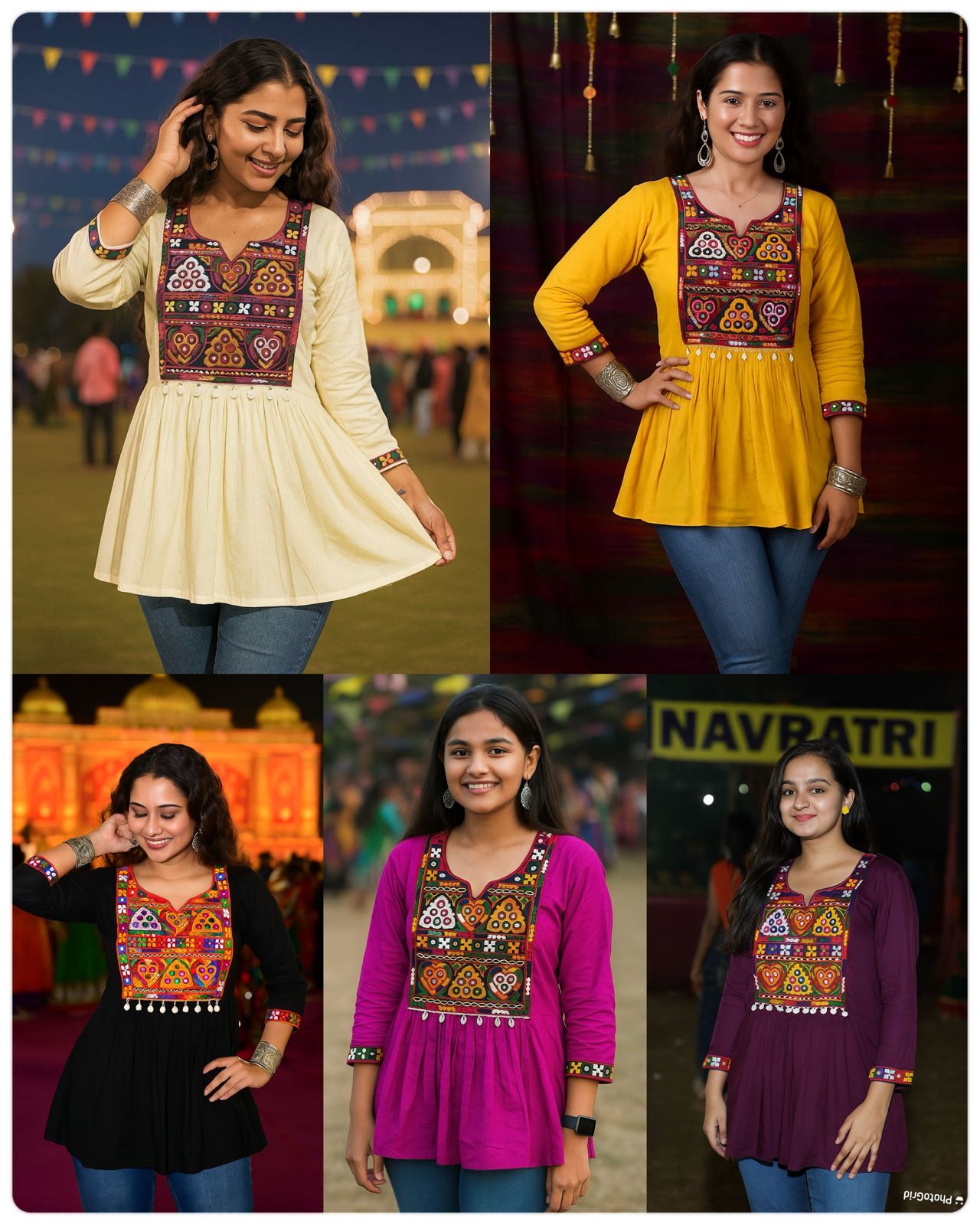 Short length Top for this Festival season_