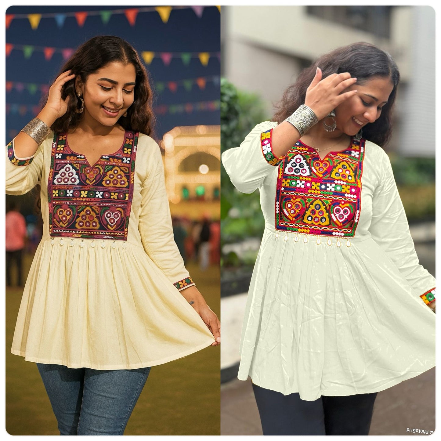 Short length Top for this Festival season_