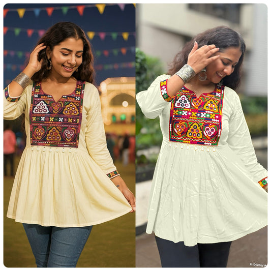 Short length Top for this Festival season_