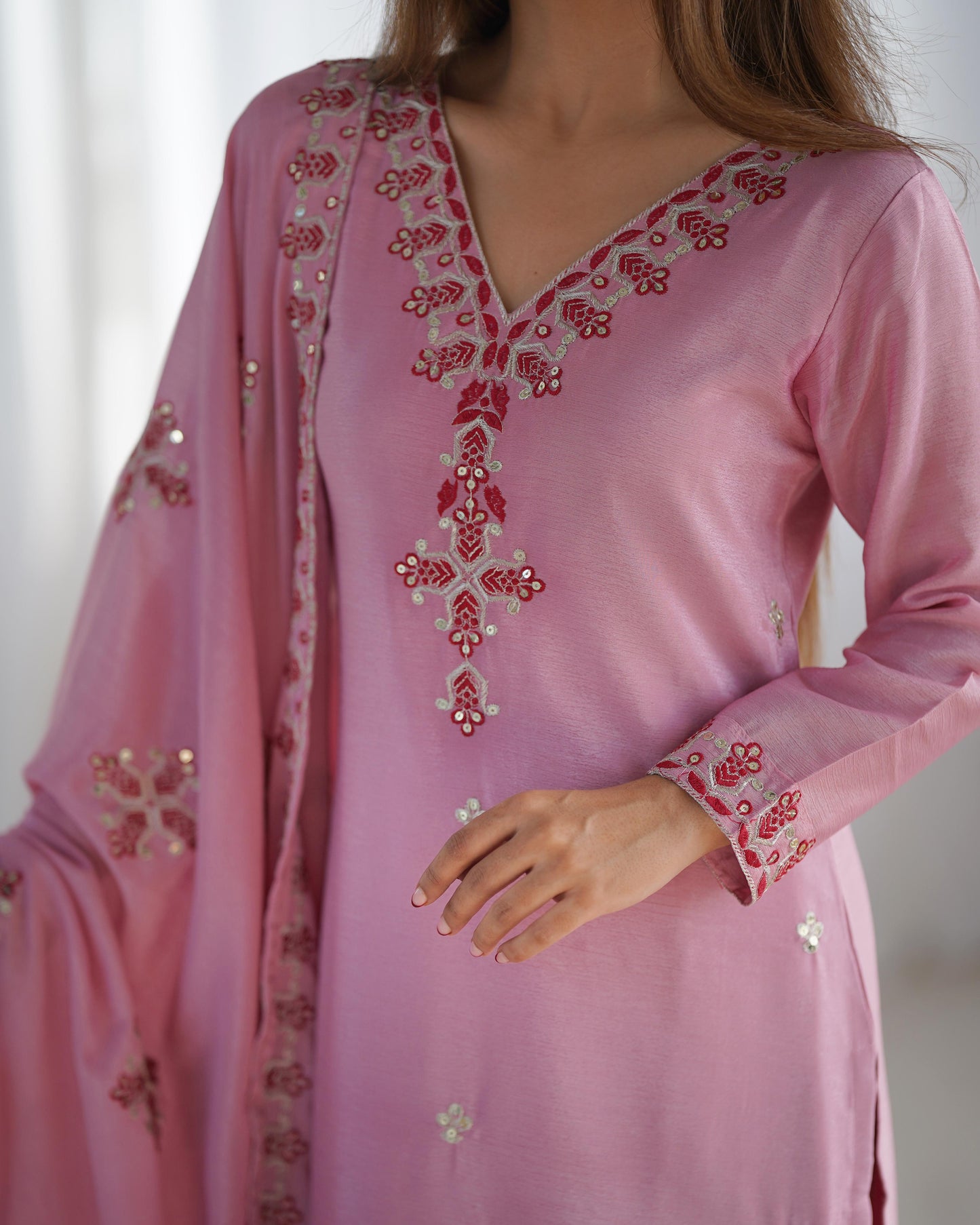 Party Wear Look Top-Bottom and Dupatta With Heavy Embroidery Work*💥👗