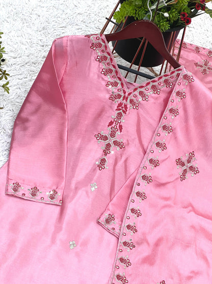 Party Wear Look Top-Bottom and Dupatta With Heavy Embroidery Work*💥👗