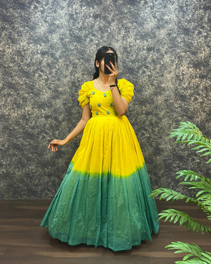 HAND WORK GOWN