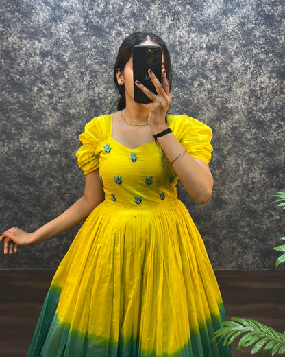 HAND WORK GOWN