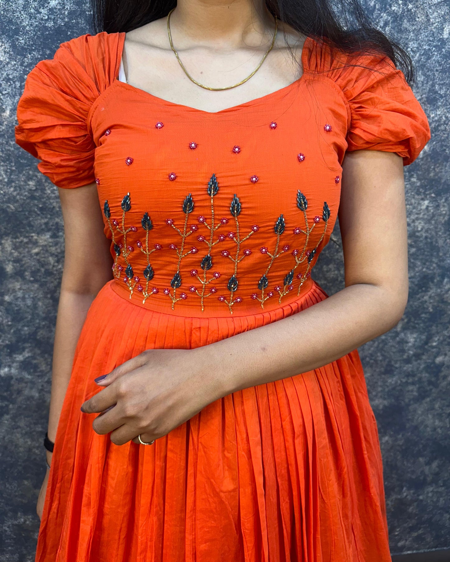 HAND WORK GOWN