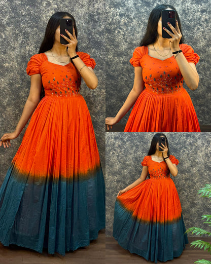 HAND WORK GOWN