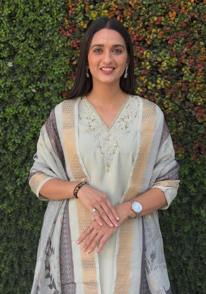 Designers Kurti Pent Dupatta Set