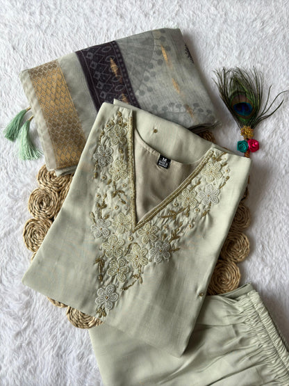 Designers Kurti Pent Dupatta Set