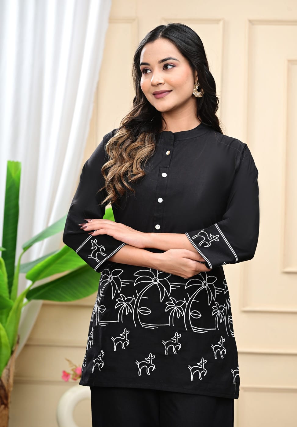 Ladybook Launch New Embroidery Kurti-pant Set for Office and Regular Wear