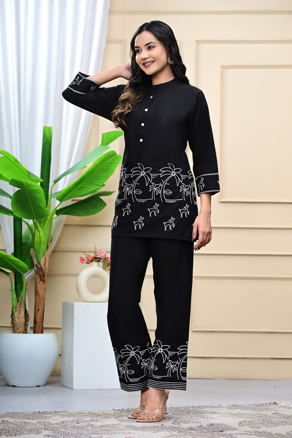 Ladybook Launch New Embroidery Kurti-pant Set for Office and Regular Wear